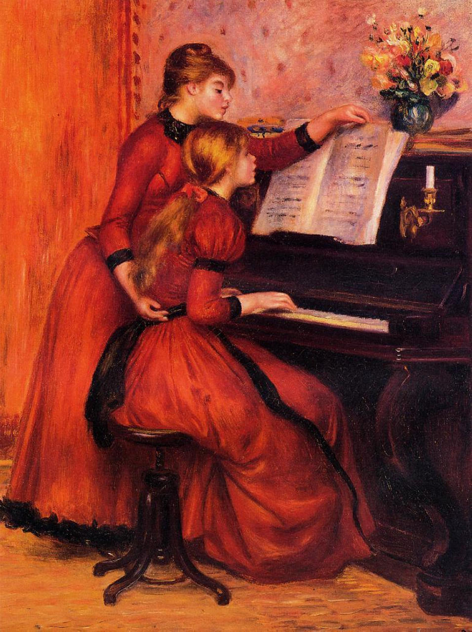 The piano lesson 1889